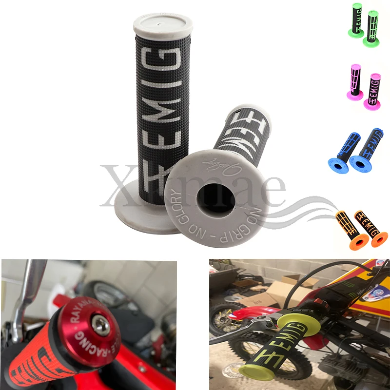 

Motorcycle Grips MX Sticker Rubber Handlebar for Gilera GP 800 Pit Dirt Bike Knobs Twist Grip Super Motor Emig Motorcycle Wrist
