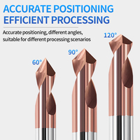 UT TAP Carbide Spot Drill Bit Metal Chamfering Drilling Guide Tool 60 90 120 Degree Tungsten Steel Location Centering Drill