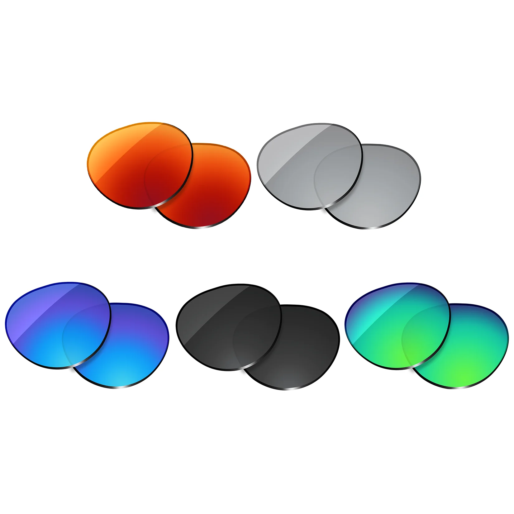 

Сменные поляризационные линзы OOWLIT для солнцезащитных очков Oakley Overlord OX5067