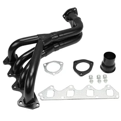 Black Color Stainless 4-2-1 Exhaust Header Manifold For Suzuki Samurai/Geo Sidekick Tracker 1.3L/1.6L Black