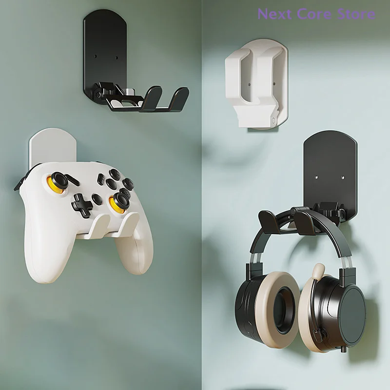 Einfache Installation, erforderliches Controller-Aufbewahrungsregal, an der Wand montierte Halterung für Game-Controller, ohne Stanzen, für Gaming-Headset-Halterung
