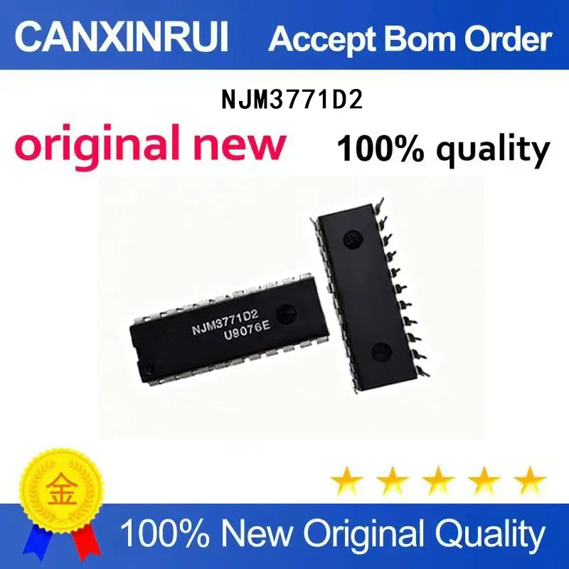 (5-100 Pieces) original NJM3771D2 NJM3771 DIP-22 bridge driver chip IC