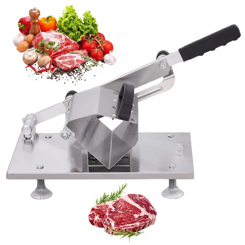 

Meat Slicer Machine For Home Manual Beef And Mutton Roll Meat Cleavers Machine Adjustable Thickness Stainless Steel Food Grade