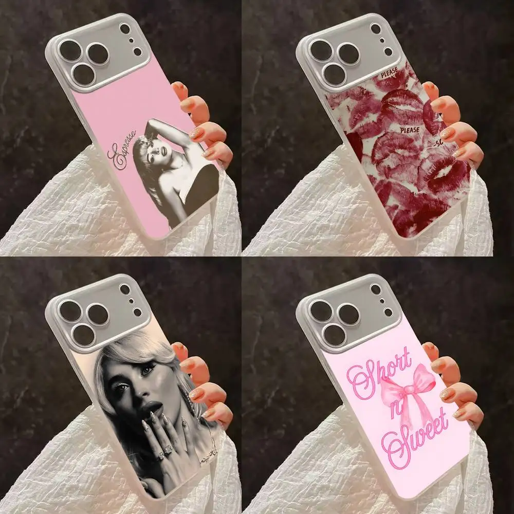 

Sabrina Carpenter Short N Sweet Phone Case For iPhone 17,16,15,14,13,12,11,Pro,Max,Plus,E,Air,Mini Magsafe Frosted Transparent