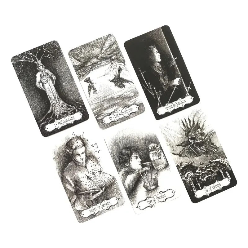 Heiße verkäufe Abyss Tarot Oracle Karte Brettspiel Unterhaltung Karte Spiel Familie Party Spiel Spielzeug Tarot PDF Guide