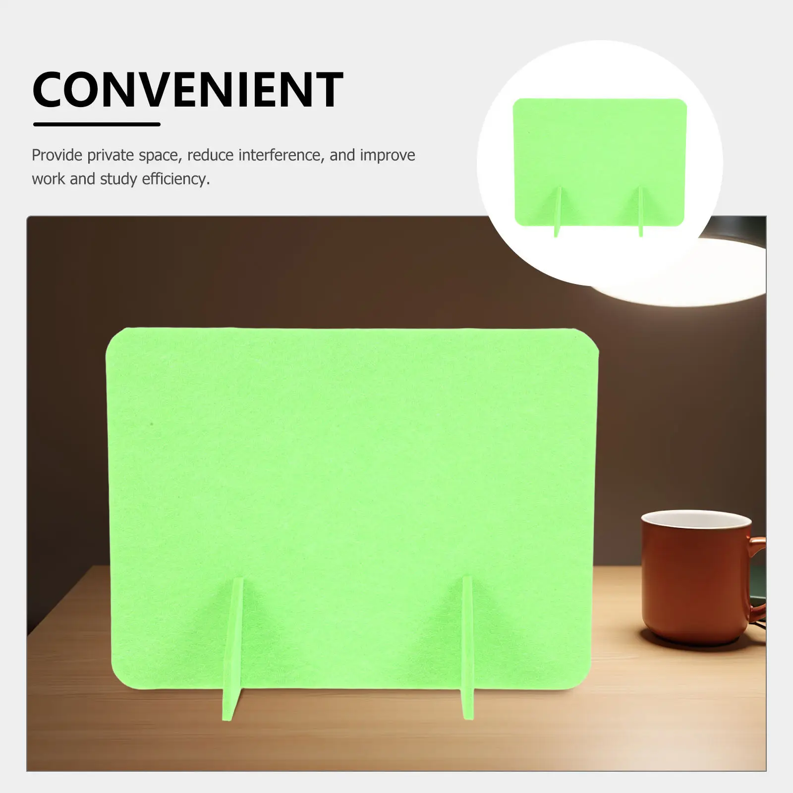 4Pcs Felt Desk Privacy Divider Panel for Students Offices Classrooms Portable Space Saving Exam Shield Desktop Partition Board