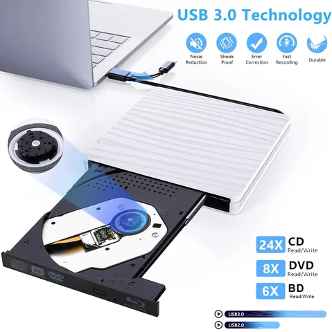 Внешний Blu-Ray 3D-плеер с USB 3.0 и Type-C — изображение продукта