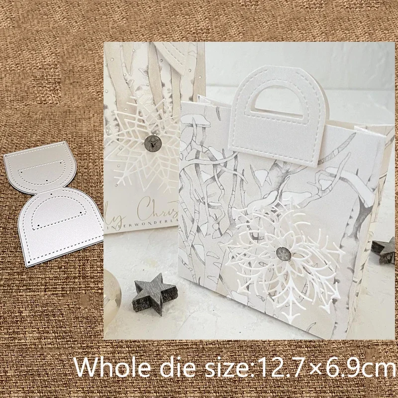 New Design Craft Metal stencil mold Cutting Dies semicircle bag handle scrapbook die cuts Album Paper Card Craft Embossing