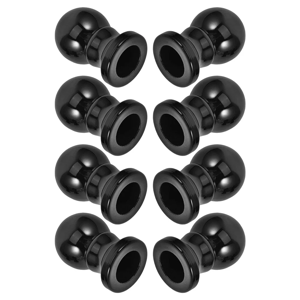 

8Pcs Flagpole Ball Topper Plastic Pennants Finial Durable ABS Weather Resistant Easy Install Garden Patio Home Entrance Decor