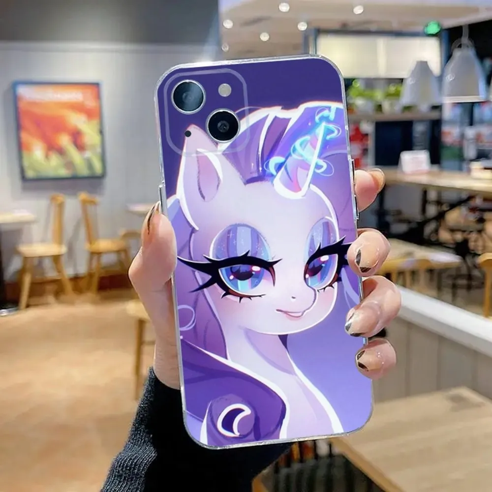 Cartoon My L-Little P-Pony  Phone Case For iPhone 15,14,13,12,11 Plus,Pro,Max,XR,XS,X,7,8 Plus,SE,Mini Transparent Silicone Soft