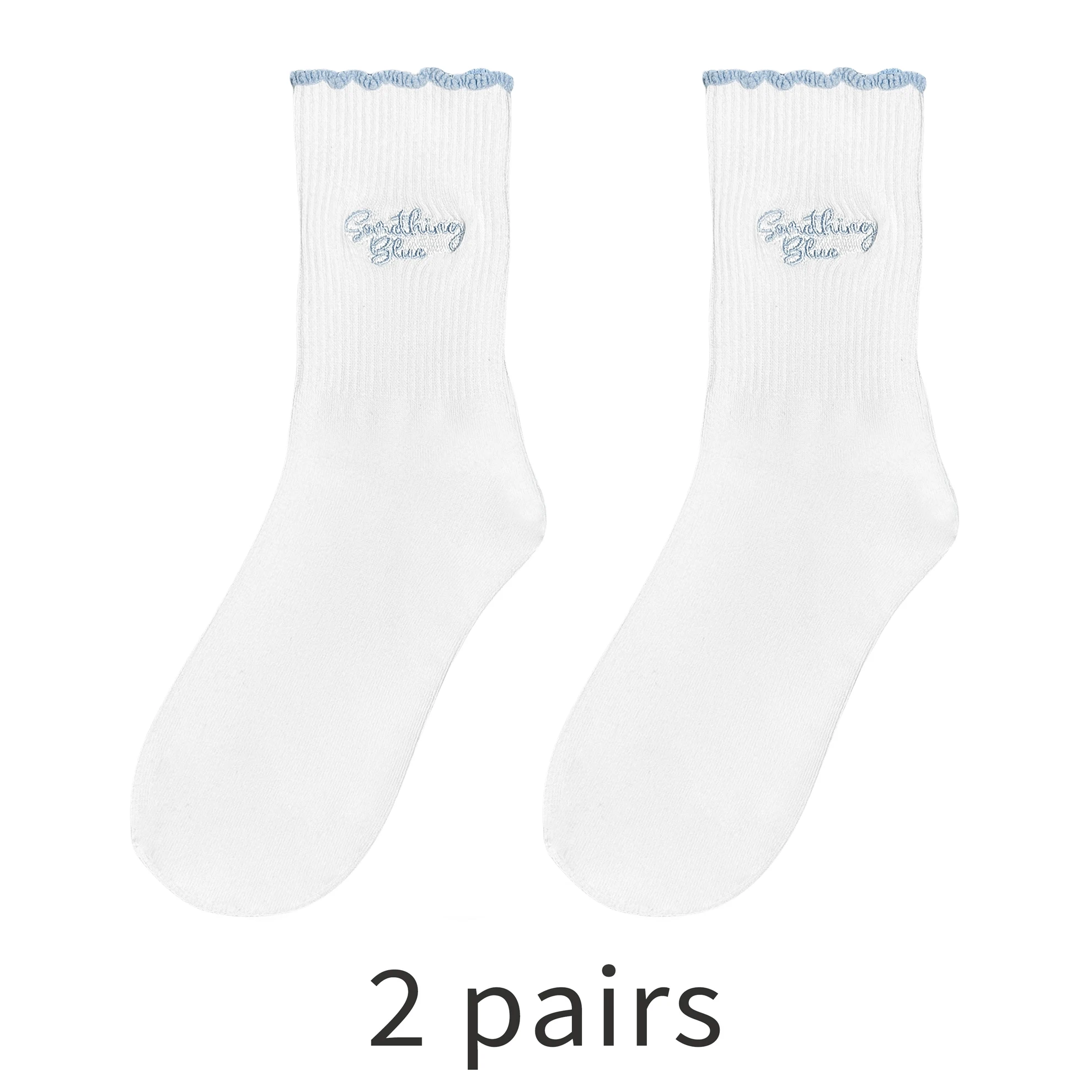 جوارب نسائية مطرزة "Something Blue" مكشكشة، هدايا لحفلات الزفاف والخطوبة وحفلات الزفاف، دعائم لالتقاط الصور #6