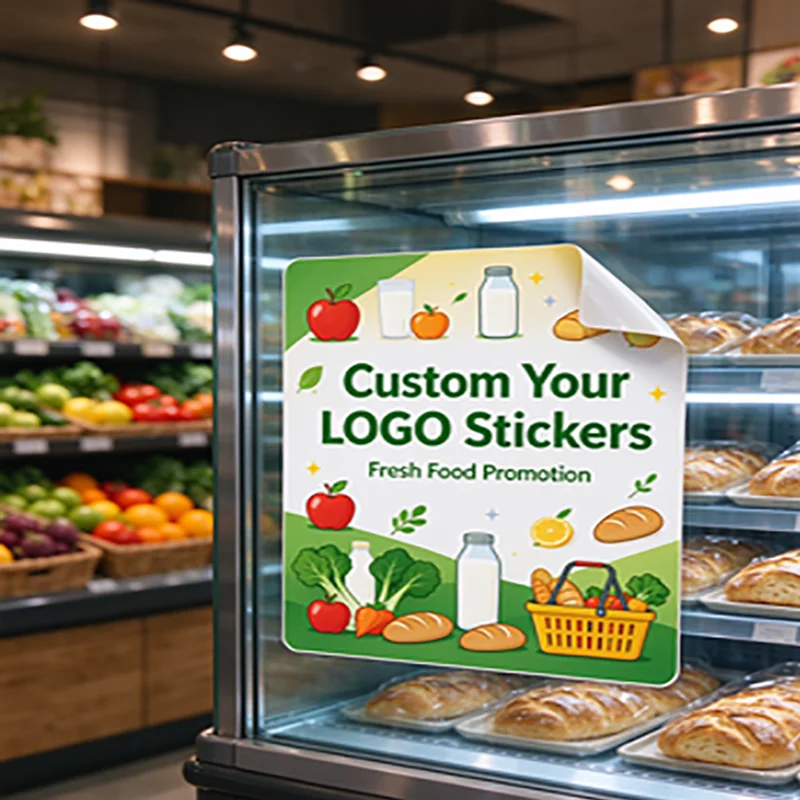 Custom Self-adhesive Stickers Any Size for Assisted Living Facilities Massage Parlors Restaurants Store Display Commercial Disc