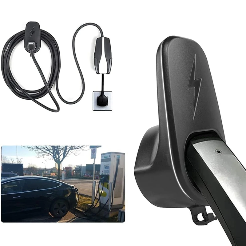 EV Charging Cable Organiser For Tesla Model 3 Y/X/S Type 2 Wall Mount Cable Holder For Charger Wallbox Charging Station Parts