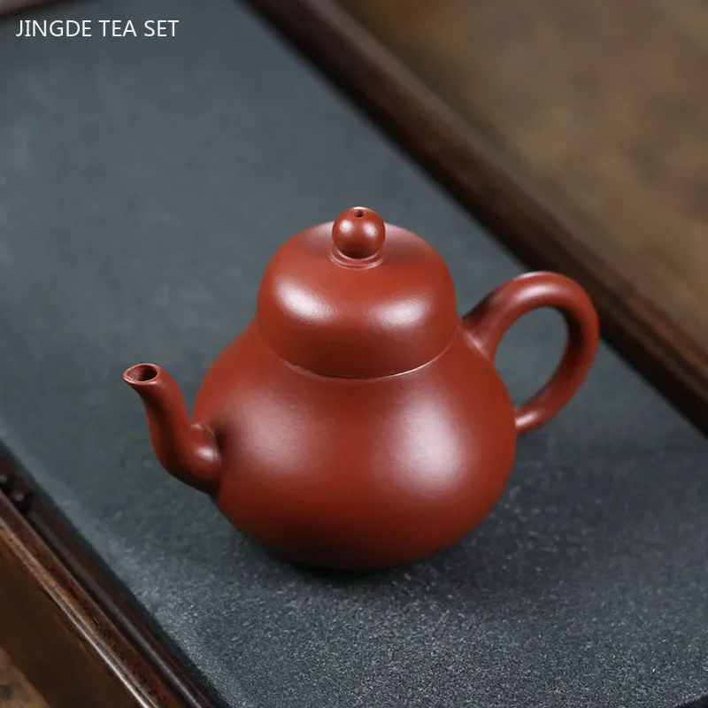 

160ml Traditional Dahongpao Beauty Teapot Yixing Purple Clay Filter Tea Infuser Chinese Tea Ceremony Accessories Zisha Tea Pot