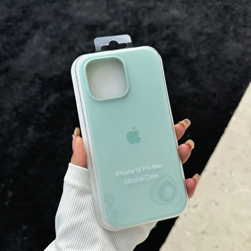Für iPhone 18 17 Pro Max 16 15 14 Plus 13 12 Hülle aus Flüssigsilikon, robust, verdickt, schützend, stoßfest, für iPhone 18