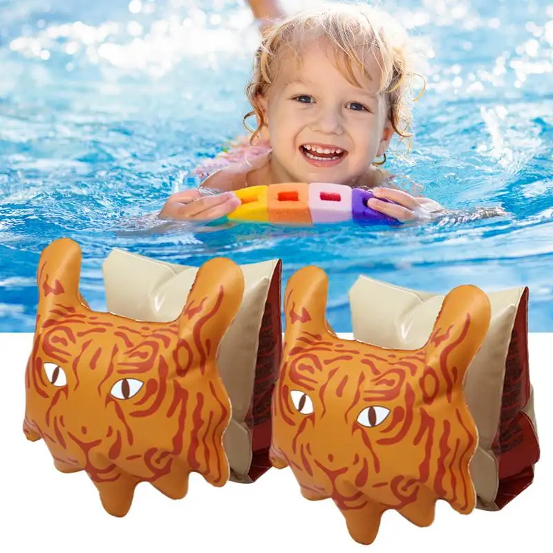 

Swim Arm Bands for Kids PVC Inflatable Buoyancy Arm Float Durable Children Water Swimming Tube Sleeve Water Sport Supplies