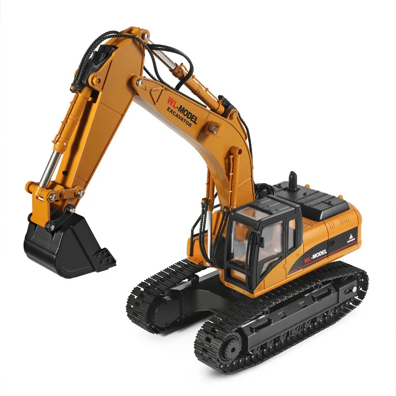 1:16 Electric Simulation Remote Control Alloy Excavator Light And Sound Effect Remote Control Car Model Toy New Product 16800