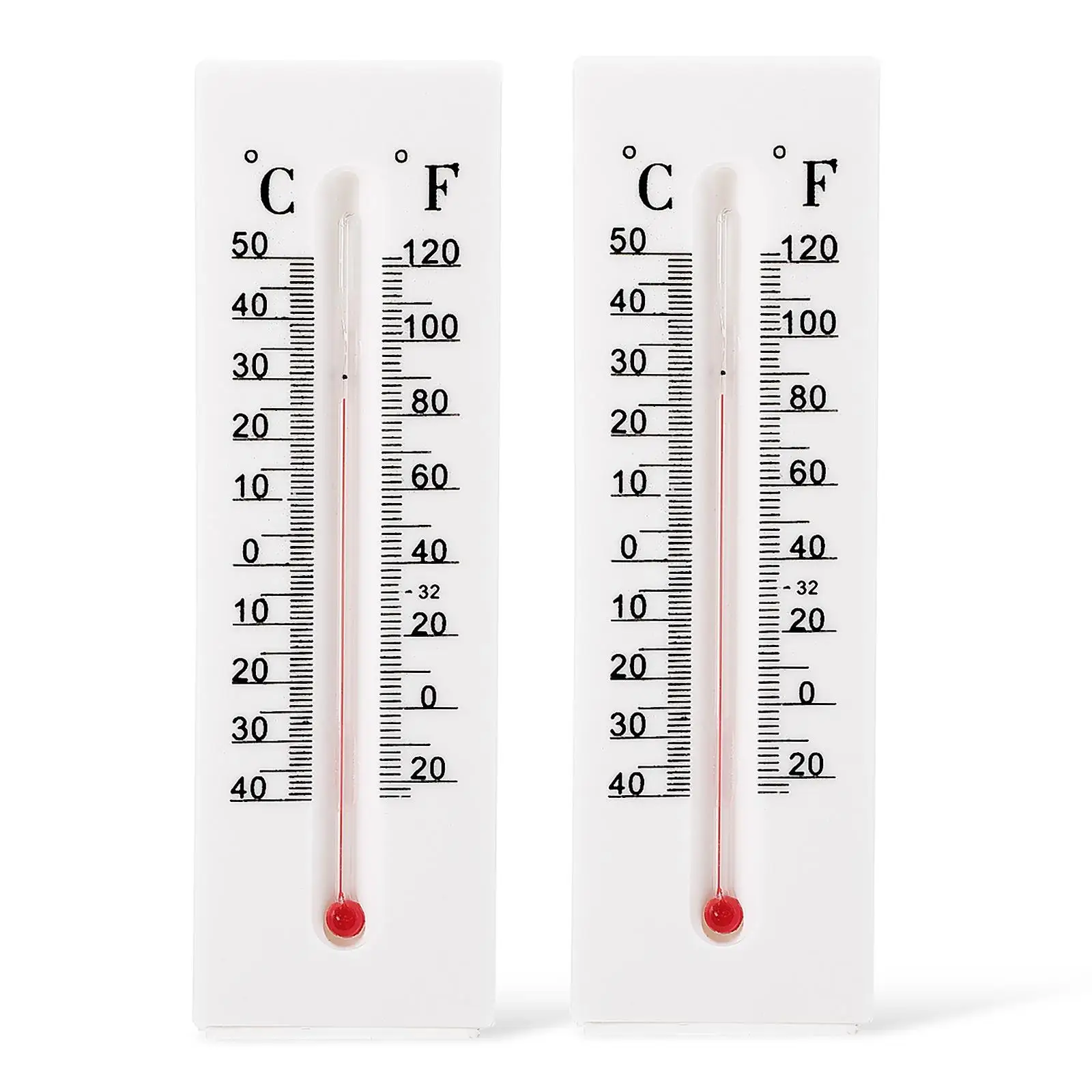 2 Pcs Key Hider Thermometer Decorative Wall Mount Hidden Storage Box Large Capacity Weather Resistant Outdoor Gate