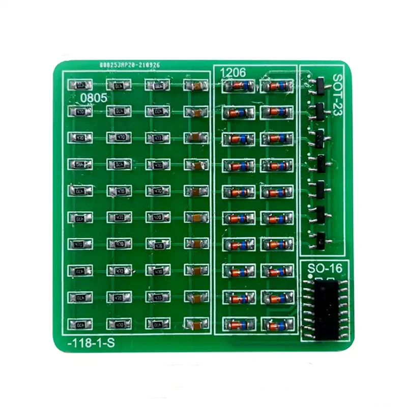 SMD Component Soldering Practice Board Kit; 68 SMD Components; Skill Training Kit DIY Loose Parts