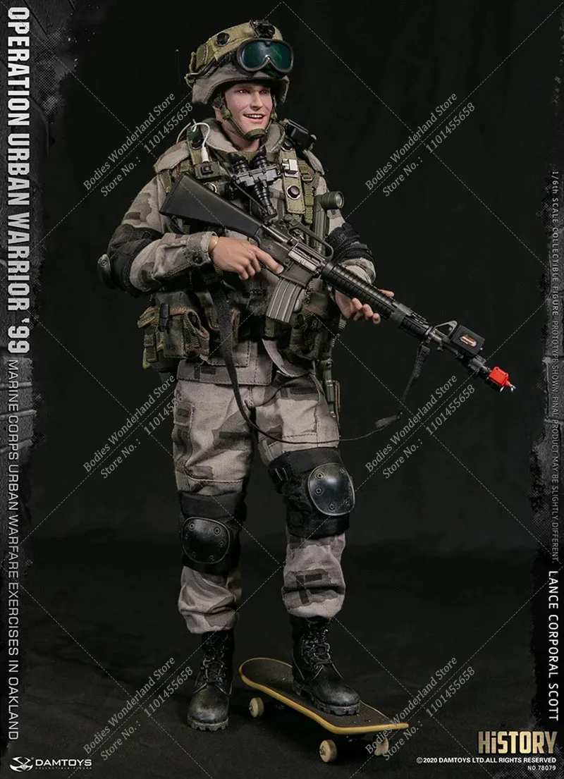 DAMTOYS DAM 78079 1/6 Collectible 99 Urban Warrior Operation Lance Corporal Scott  12'' Full Set Male Solider Action Figure