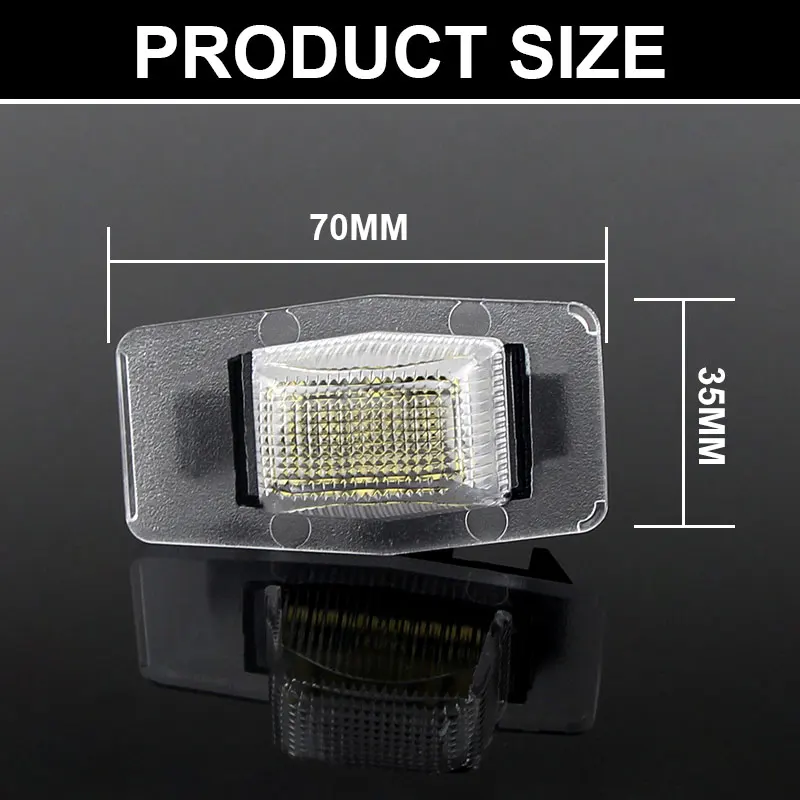 2 uds. de luces LED para matrícula de coche para Mazda MX-5 NB 1998 1999 2000-2005, para Mazda Protege 1999-2003, para Mazda 323 2005-2007