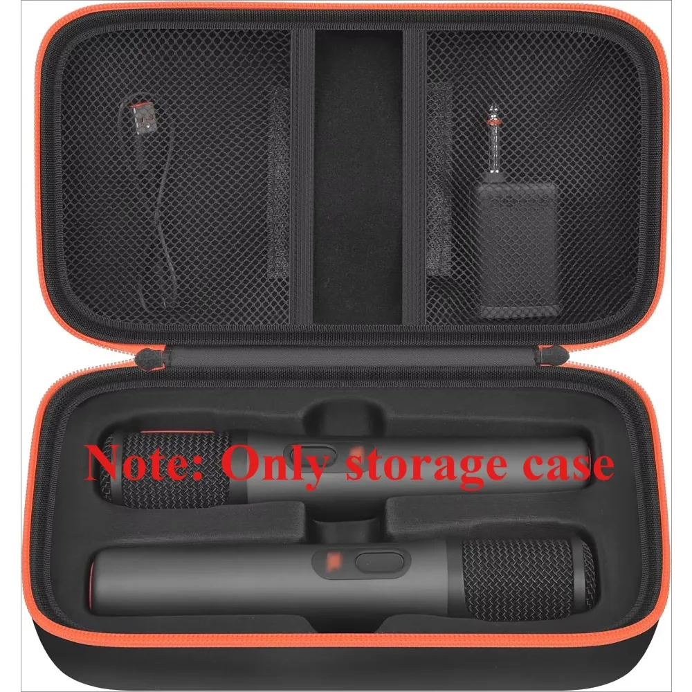 (Tylko etui) Bezprzewodowe etui na mikrofon Bluetooth, kompatybilne z bezprzewodowymi mikrofonami JBL PartyBox Wireless Mic-2X, etui na mikrofon.