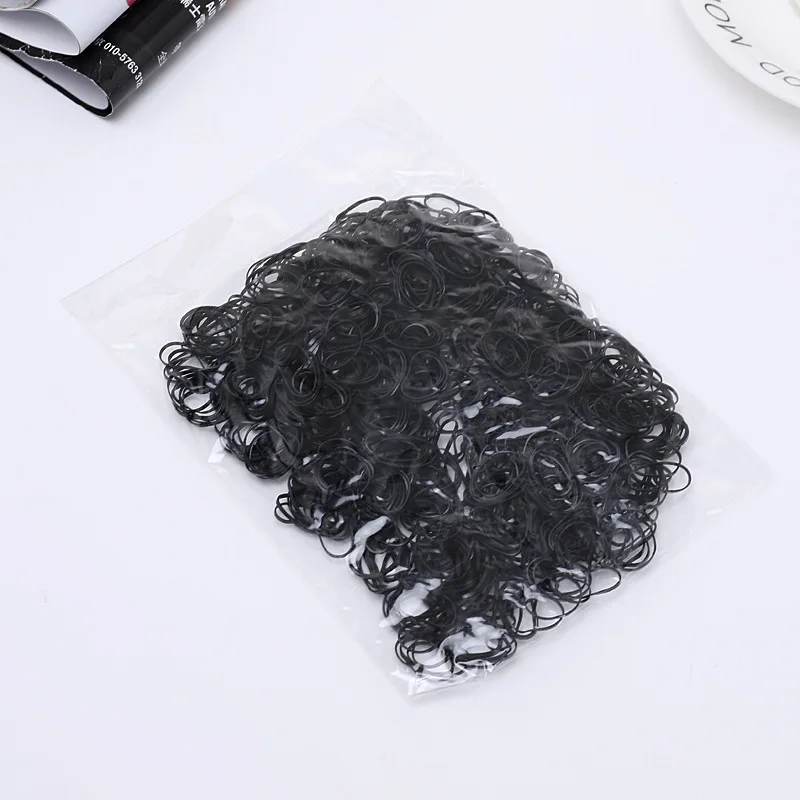 1000pcs Transparent Hair Elastic Rope Rubber Band For Women Girls Bind Tie Ponytail Holder Accessories Hair Styling Tools