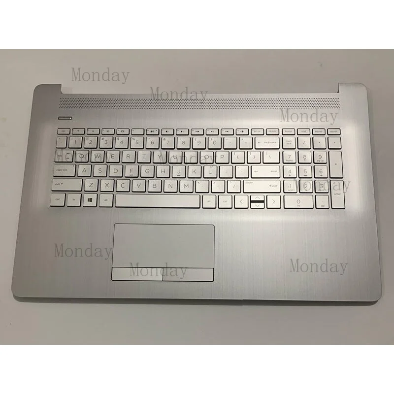 

W For HP 17-BY 17Z-CA L92785-001 Palmrest Shell W/ Keyboard Touchpad Silver