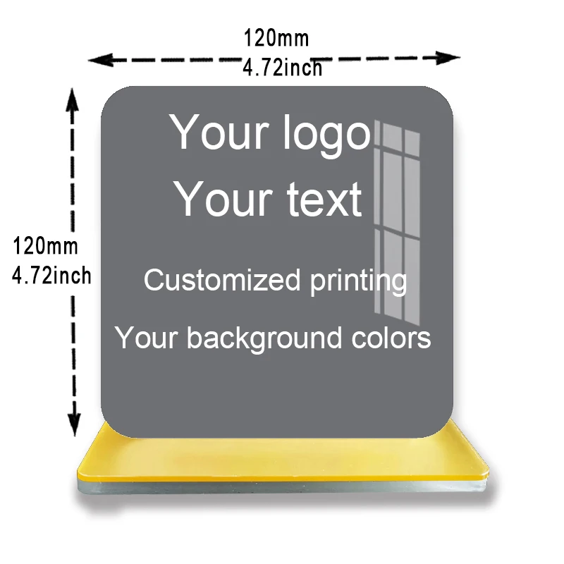 NFC Stand Display Acrylic Material with custom printing