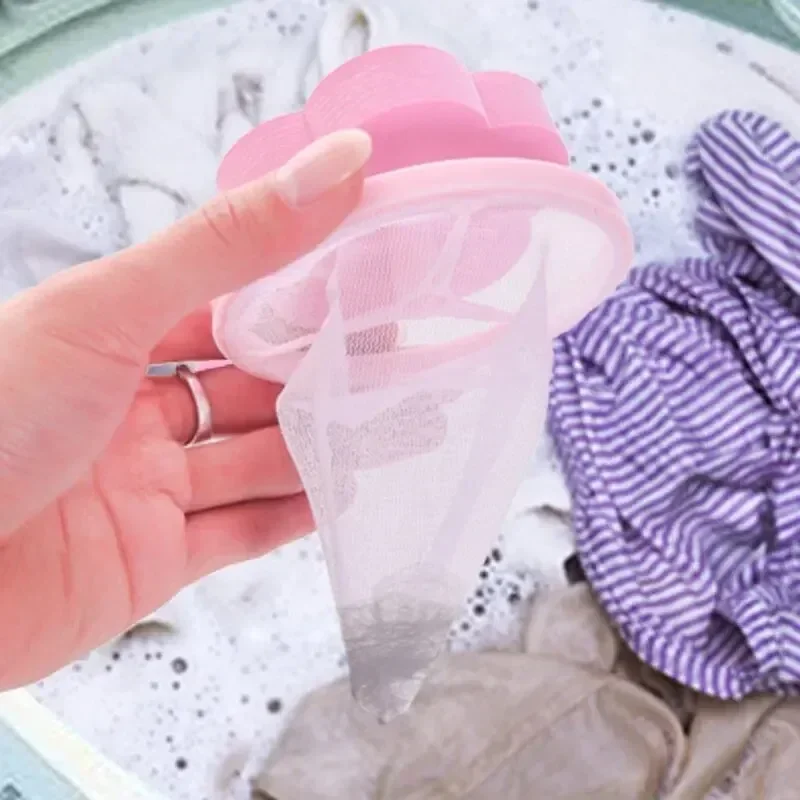 NEW Pet Hair Remover Washing Machine Floating Lint Filter Bag Reusable Laundry Ball Clothes Hair Cleaning Tools Cat Hair Catcher