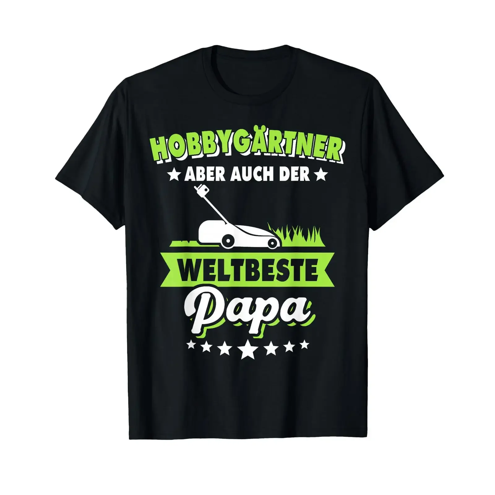 Garten Papa T Shirt with German Text vintage Washed streetwear graphic Slightly Stretched Casual Versatile Unisex Stylish