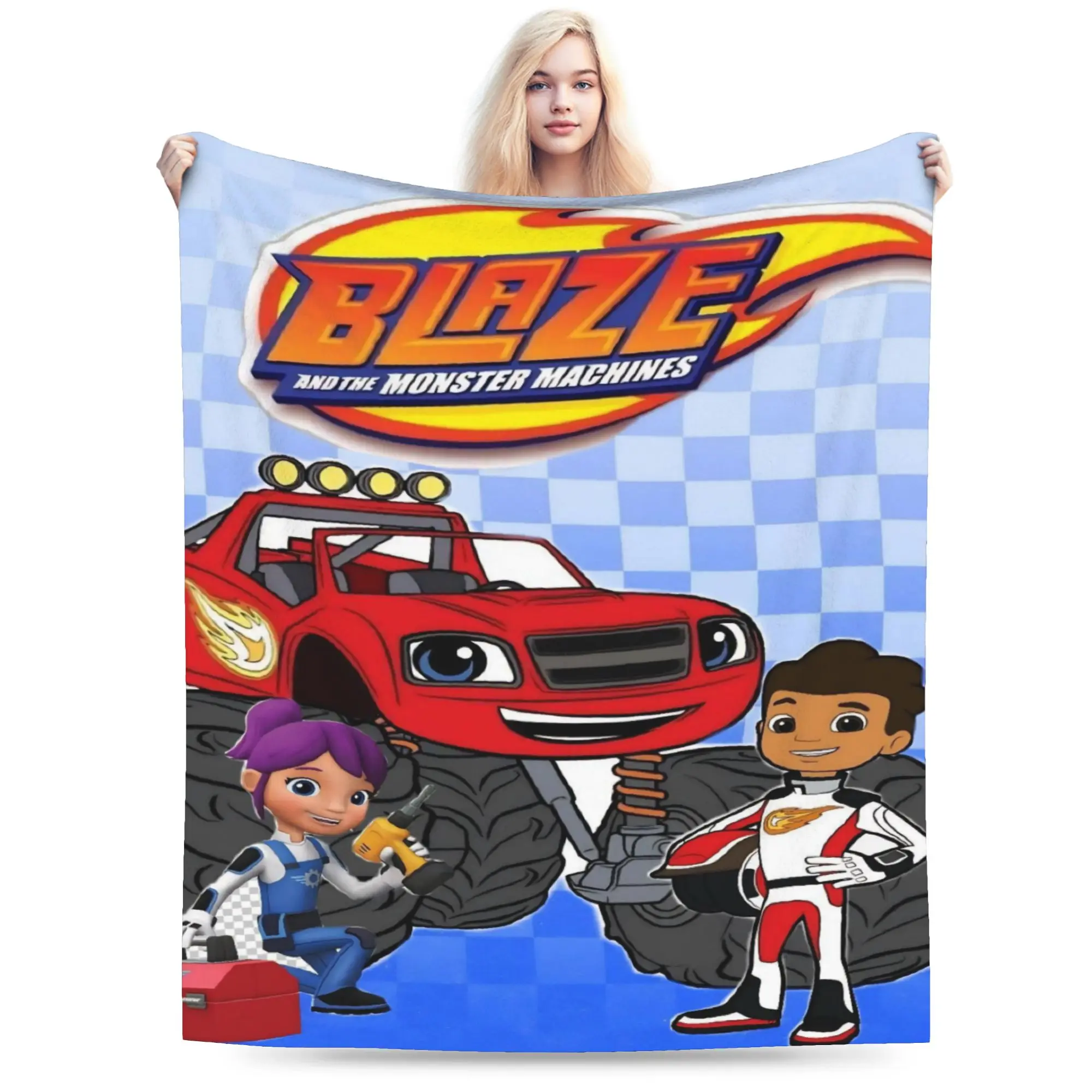 New Arrival Blaze and the Monster Machines Blanket Ultra-Soft Flannel  Relax Throw Blanket Machine Washable