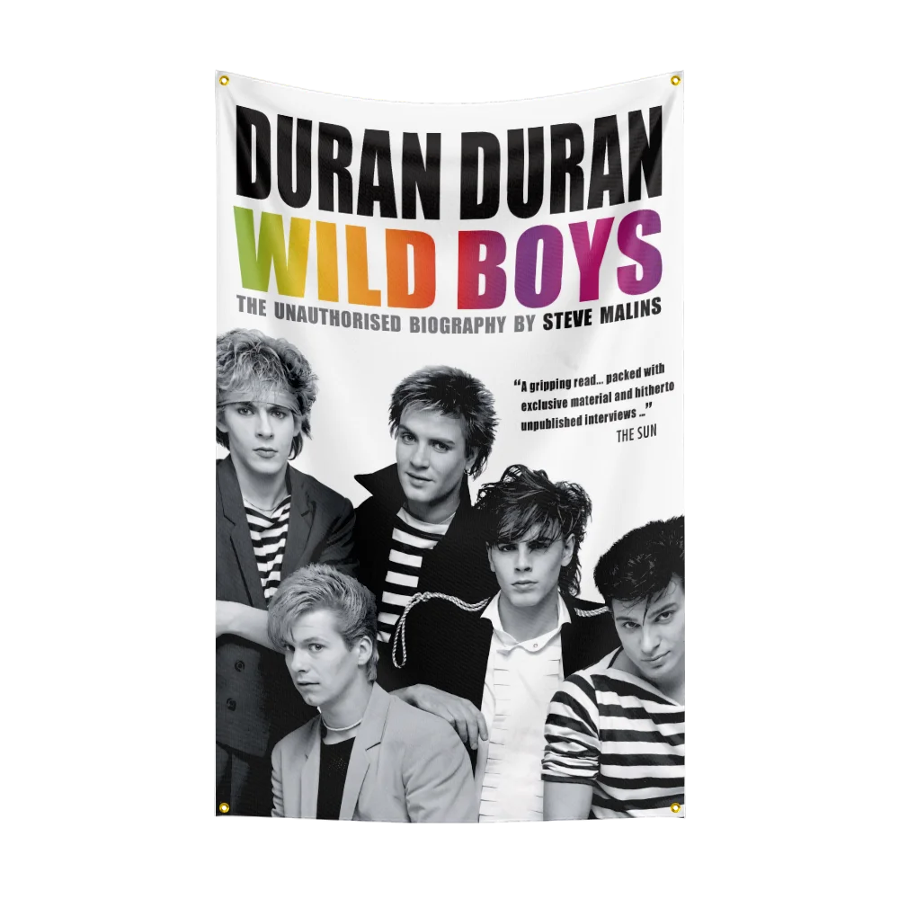 

THE D-Duran Duran Flag Rock Music Band Banner 3x5ft with Grommets HD Printing Tapestry Exhibition, Music Band Fans, Garage Decor