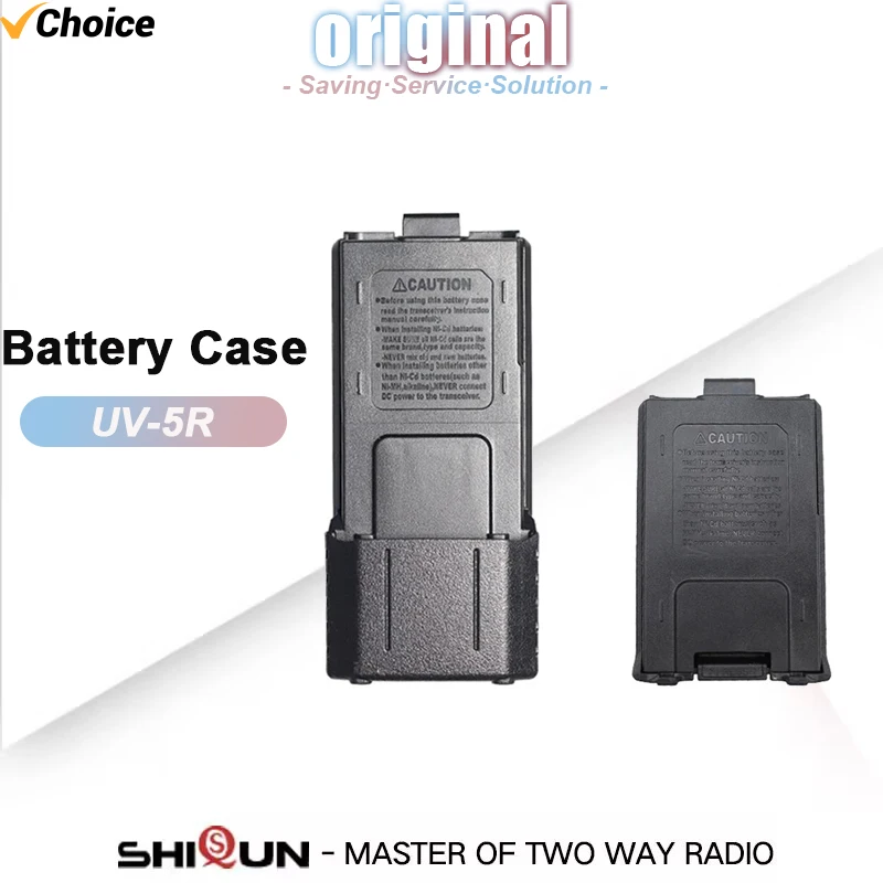 Baofeng UV-5R Battery Case Shell Extended Battery Housing BL-5 6xAAA Batteries Box for UV-5RE UV-5RA Walkie Talkie Accessories