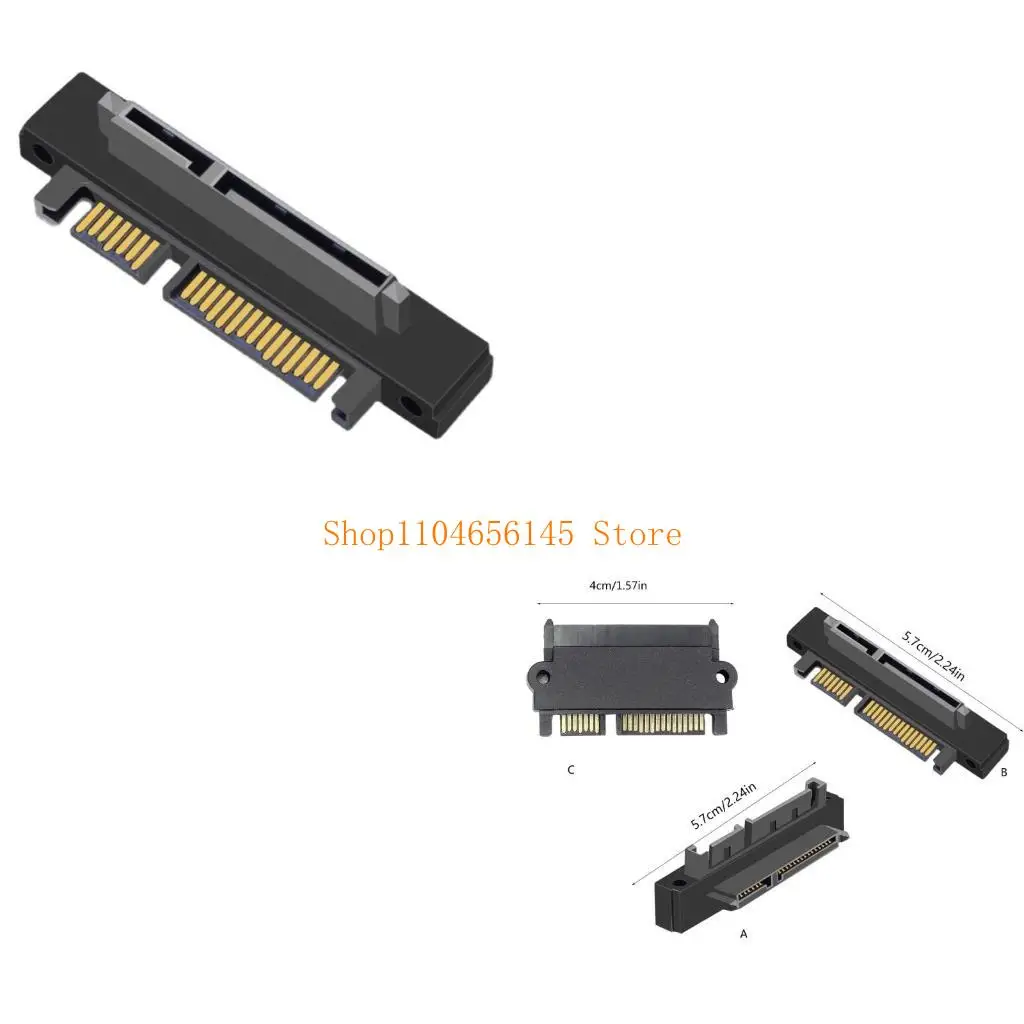 

5asd SATAMale-мама локтевые адаптеры 90 градусовSATA адаптер "папа-мама" для улучшенного доступа к жесткому диску 2,5/3,5 дюйма