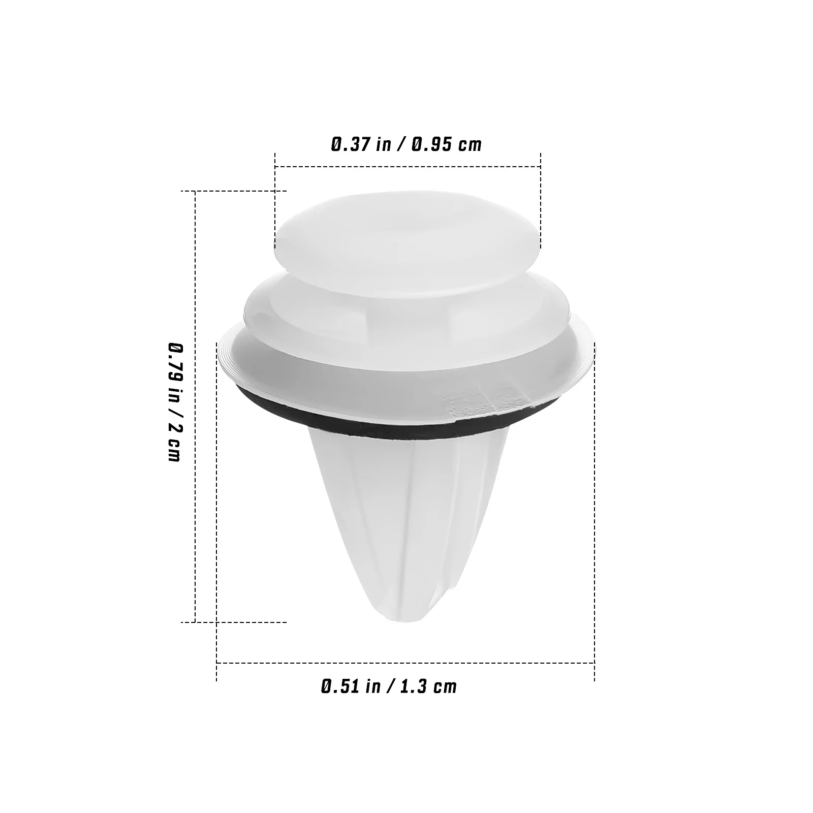 

100Pcs Car Door Panel Clips Simple Elegant Design Scratch Resistant Auto Door Panel Fastener Clips and Fasteners