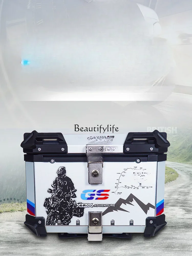 

LD20Motorcycle Three Boxes Gw250 Aluminum Alloy Side Box Tail Box Dl150 Trunk