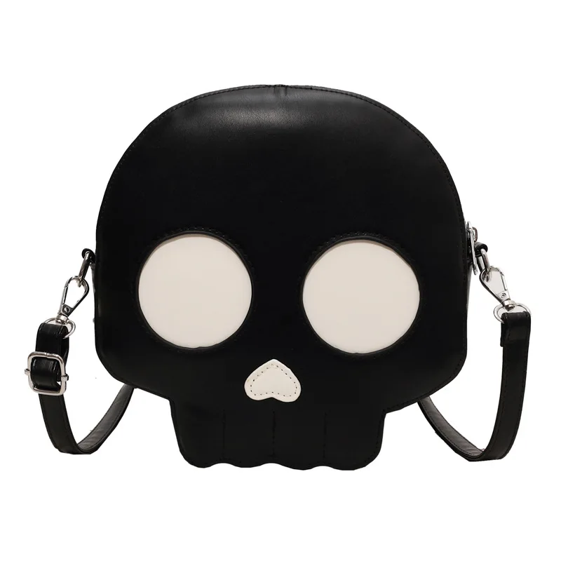 

Halloween Ghost Bag Gift Women Gothic Shoulder Bag Devil Skull Funny Crossbody Bags Female Girls Ghost Handbags Purse