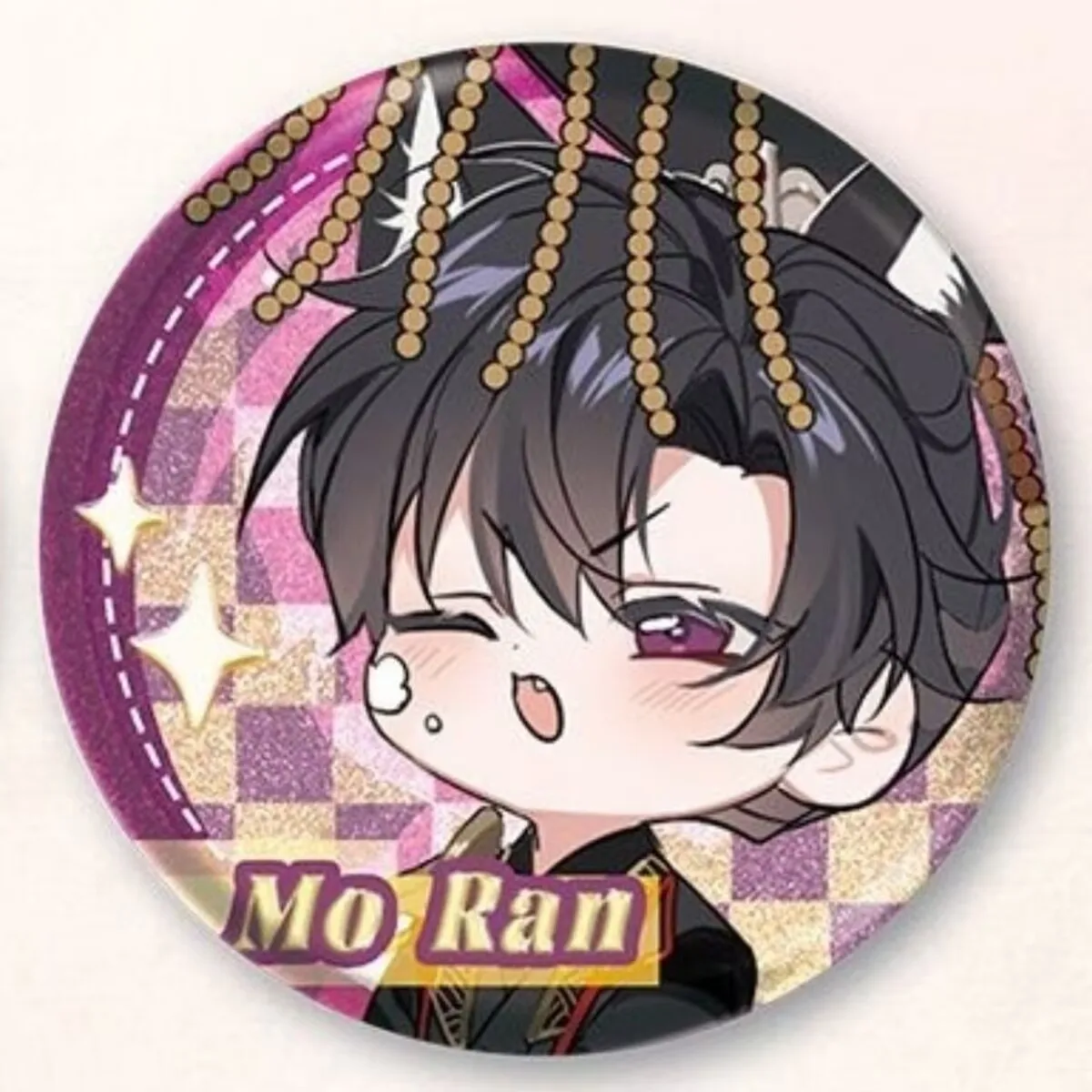 エラと彼の白猫マスター バジチュワン ニンモラン 周囲穀物バッジ スクールバッグペンダント 外観レベルギフト