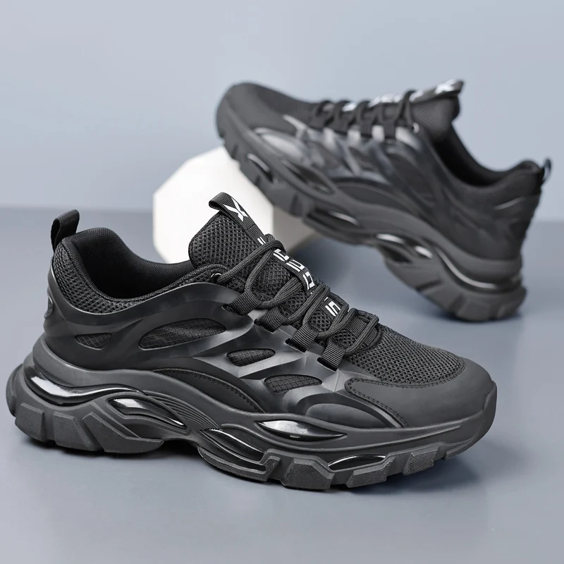 

Men's Shoes 2025 New Autumn Trendy Brand Torre Men's Thick Sole Increased Casual Flow Reflective Sports Running Trendy Shoes