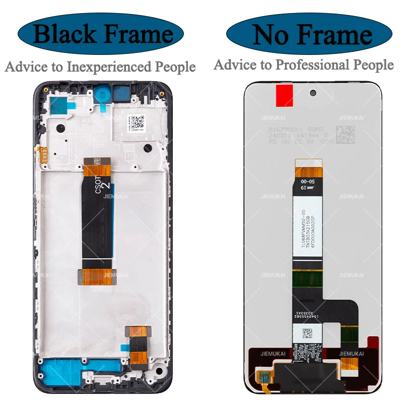 Display For Xiaomi Redmi 12 LCD Tested Premium Touch Screen Digitizer For Redmi 13 LCD Display 23053RN02A 2404ARN45A 23053RN02Y