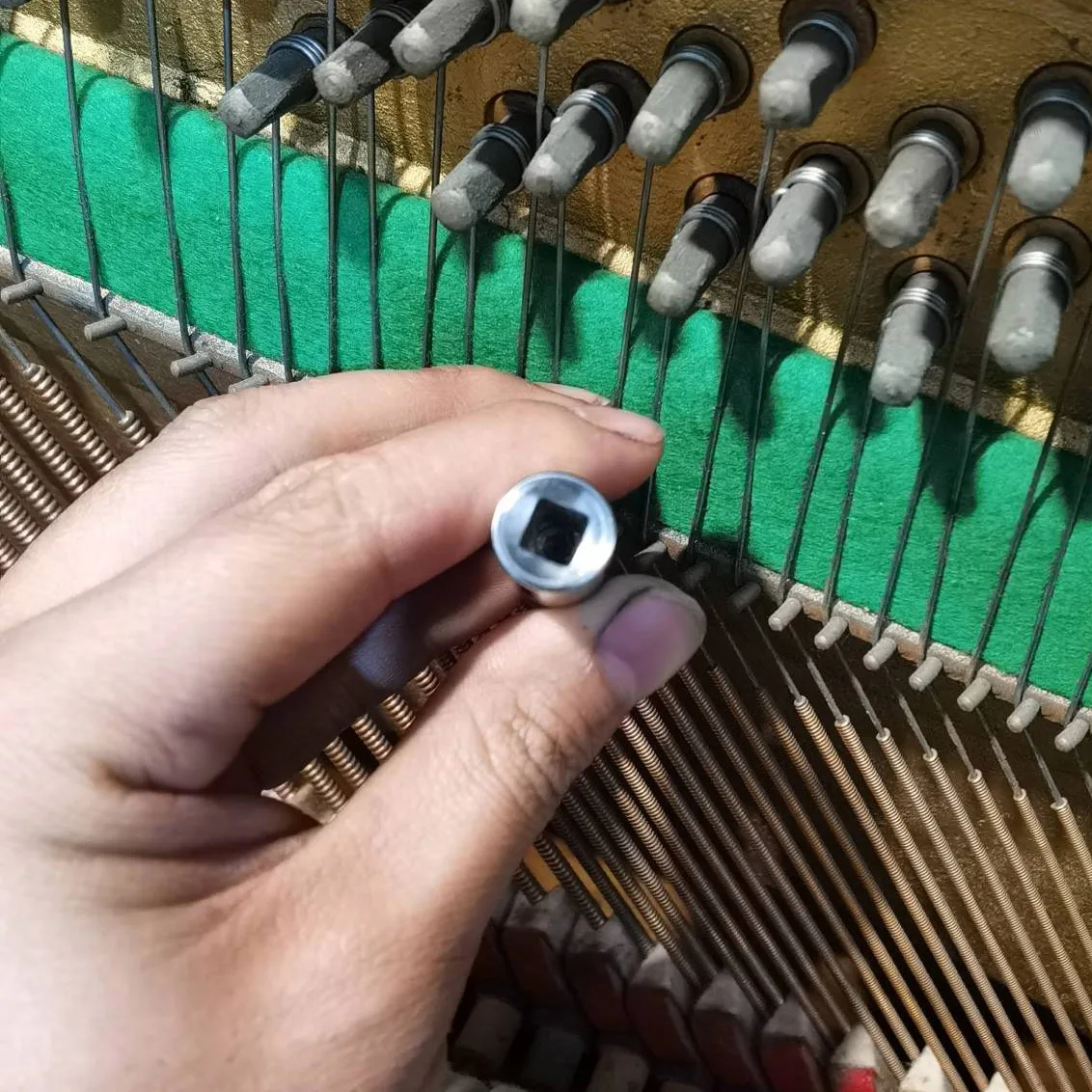 

Piano Power Tuning Pin Socket Socket Disassembling Piano Tools Piano Tuning Pin Removal Tool Tetragonal Internal Opening Quick R