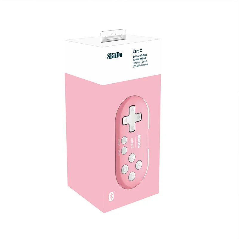 وحدة تحكم صغيرة 8BitDo Zero 2 Bluetooth Gamepad متوافقة مع Nintendo Switch Windows Android macOS
