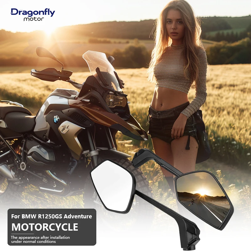 

Aluminum Side Rearview Mirror For BMW R1250GS LC R1200GS F900R G310GS S1000R R1250RS F900XR C400X/GT Motorcycle Accessories 2024