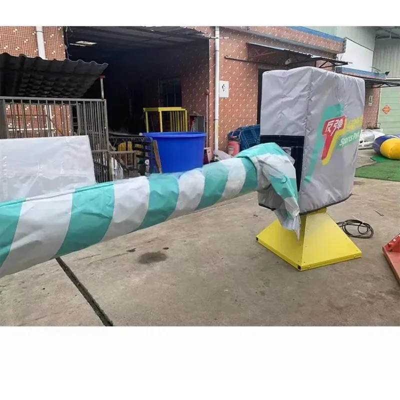 Inflatable mechanical wiping sweeper melting game arm