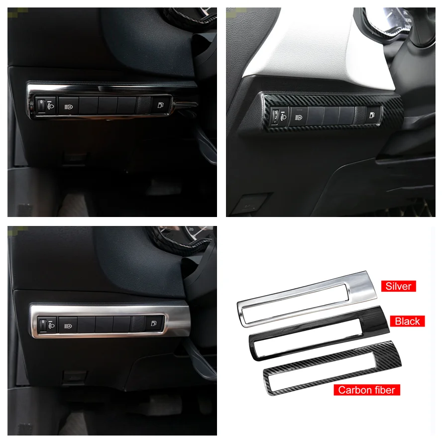 

Аксессуары для Toyota Corolla 2019-2022 с левым рулем, кнопка переключения лампы, панель, рамка, накладка