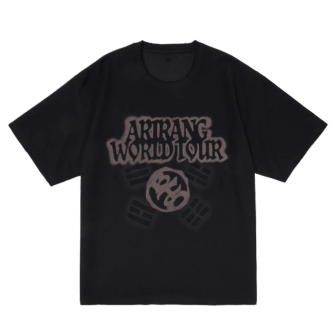 2026 Fashion Singer World Tour T-shirts Short Sleeve Women Men Rapper Streetwear Tshirts for Fan