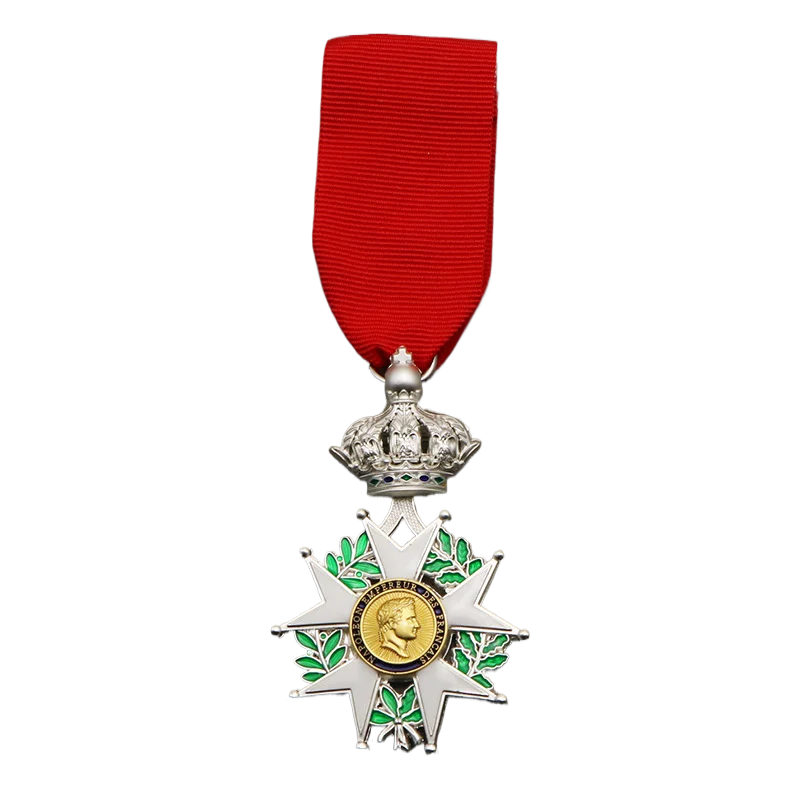 Reproduction of the Legion Honor Badge and the Legion of Honor of Emperor Pins Napoleon of France Medals