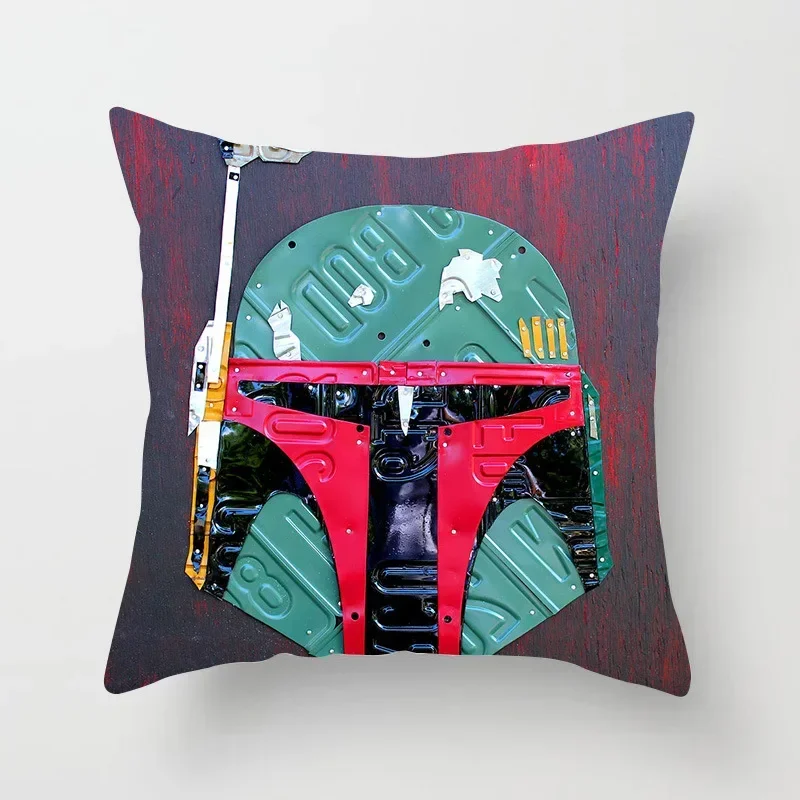 45x45cm Star Wars Pillow Case Cartoon Print Cushion Cover Fashion Home Bedroom Sofa Decorative Pillowcase Kids Birthday Gifts