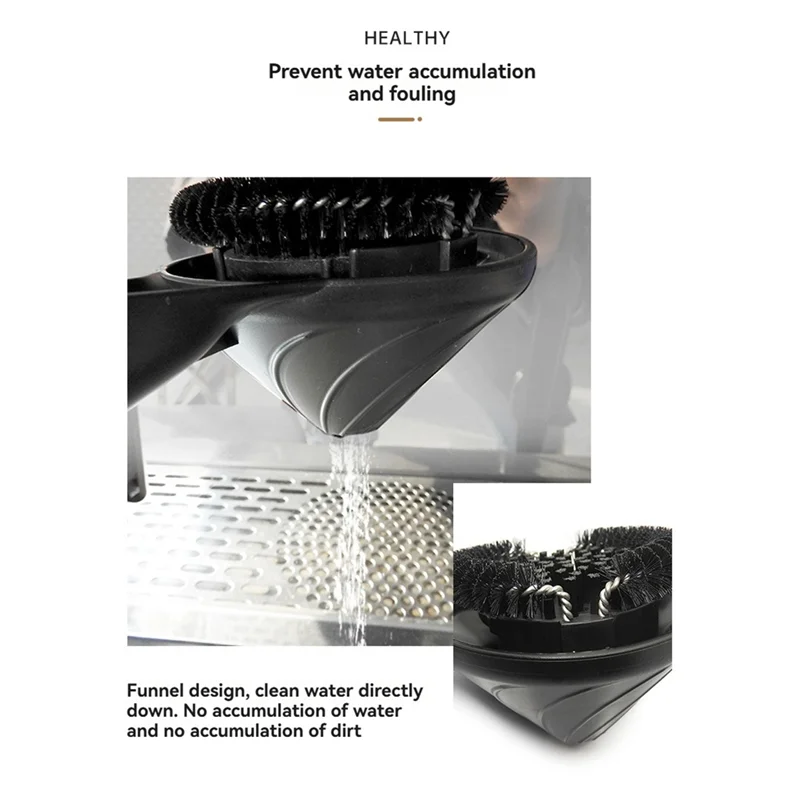 

ABBP-Espresso Machine Brush Coffee Machine Brush Cleaner Removable Coffee Maker Espresso Grinder Cleaning Brush Tools